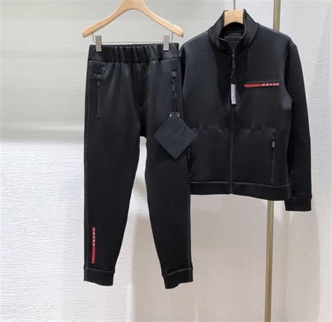 prada tracksuits mens|prada tracksuit style.